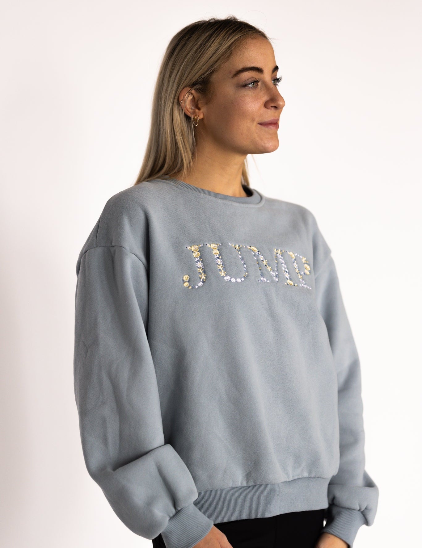 Ellany Jump - Sky Blue Equestrian Sweatshirt - Ellany - Equiluxe Tack