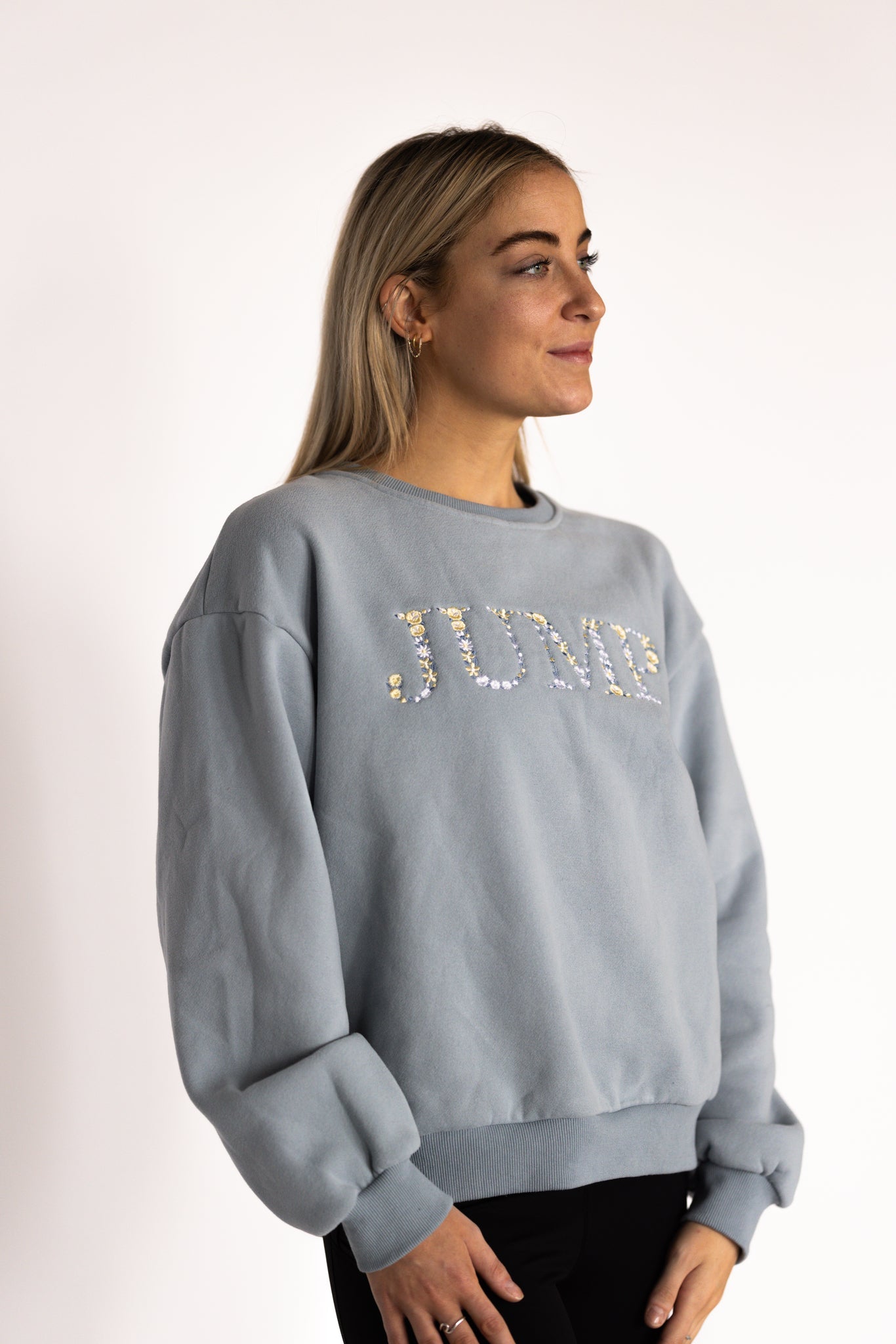 Ellany Jump - Sky Blue Equestrian Sweatshirt - Ellany - Equiluxe Tack