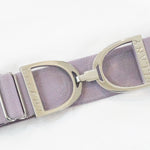 Ellany Lavender - 1.5" Silver Stirrup Elastic Belt - Ellany Equestrian - Equiluxe Tack