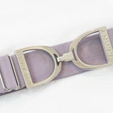 Ellany Lavender - 1.5" Silver Stirrup Elastic Belt - Ellany Equestrian - Equiluxe Tack