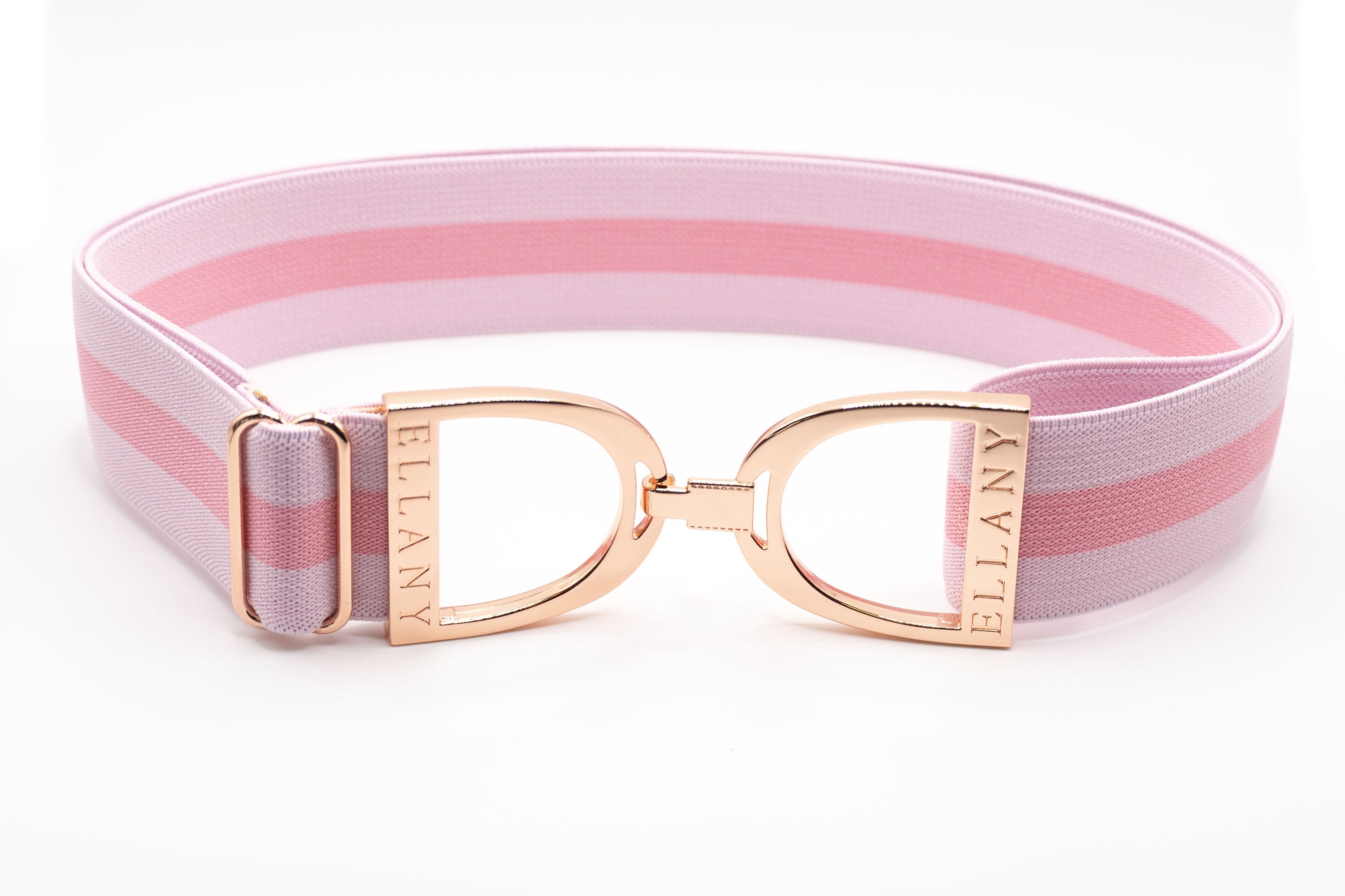 Ellany Madelyn - 1.5" Rose Gold Stirrup Elastic Belt - Huston x Ellany - Equiluxe Tack