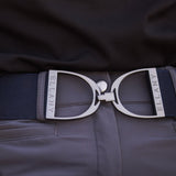 Ellany Navy - 2" Gunmetal Stirrup Elastic Belt - Ellany - Equiluxe Tack