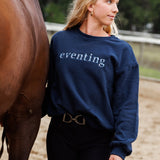 Ellany Navy "EVENTING" Sweatshirt - Blue Ombre - Ellany - Equiluxe Tack