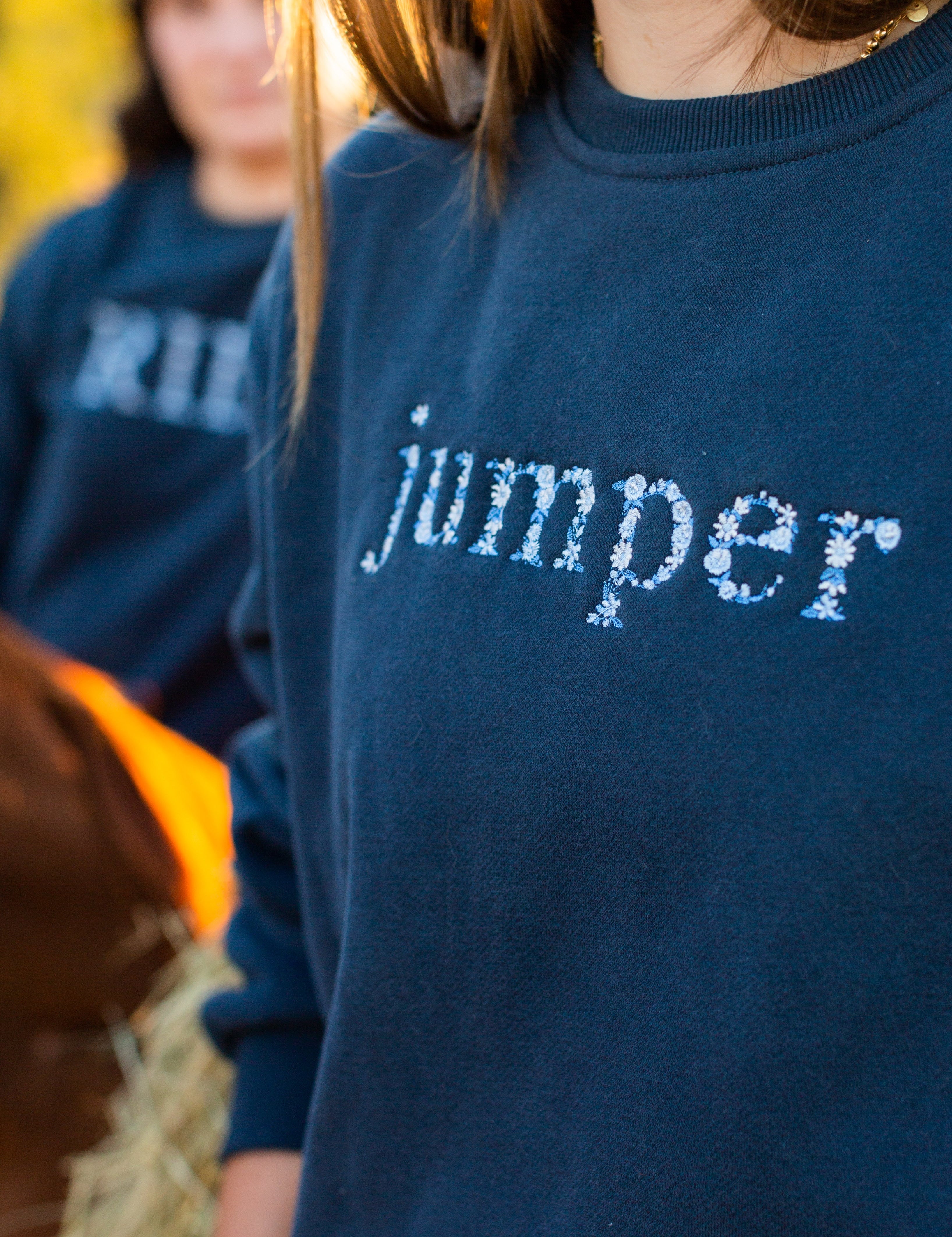 Ellany Navy "JUMPER" Sweatshirt - Blue Ombre - Ellany - Equiluxe Tack