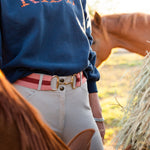 Ellany Navy "RIDE" Sweatshirt - Rust - Ellany - Equiluxe Tack