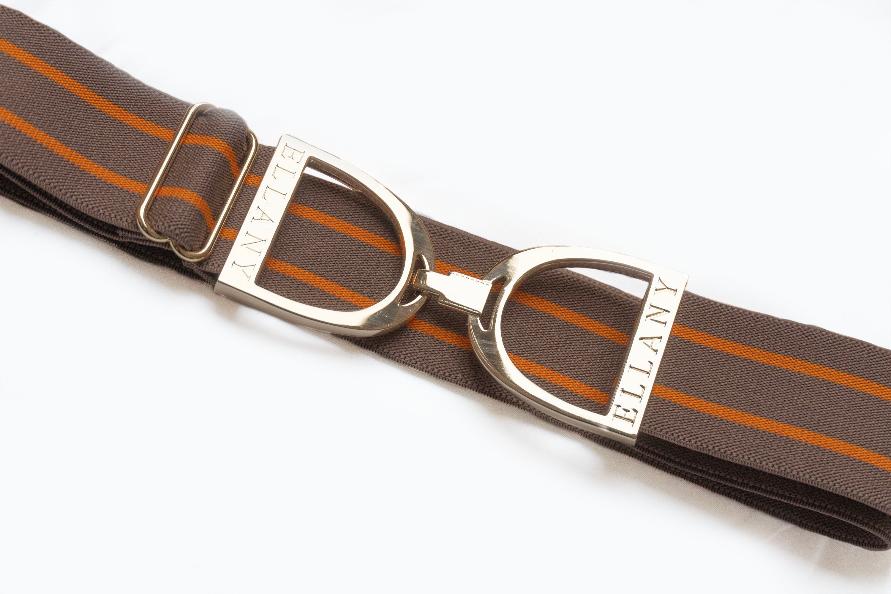 Ellany Ophelia - 1.5" Gold Stirrup Elastic Belt - Ellany - Equiluxe Tack