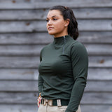 Ellany Patton Side Zip Pullover - Forest - Ellany Equestrian - Equiluxe Tack