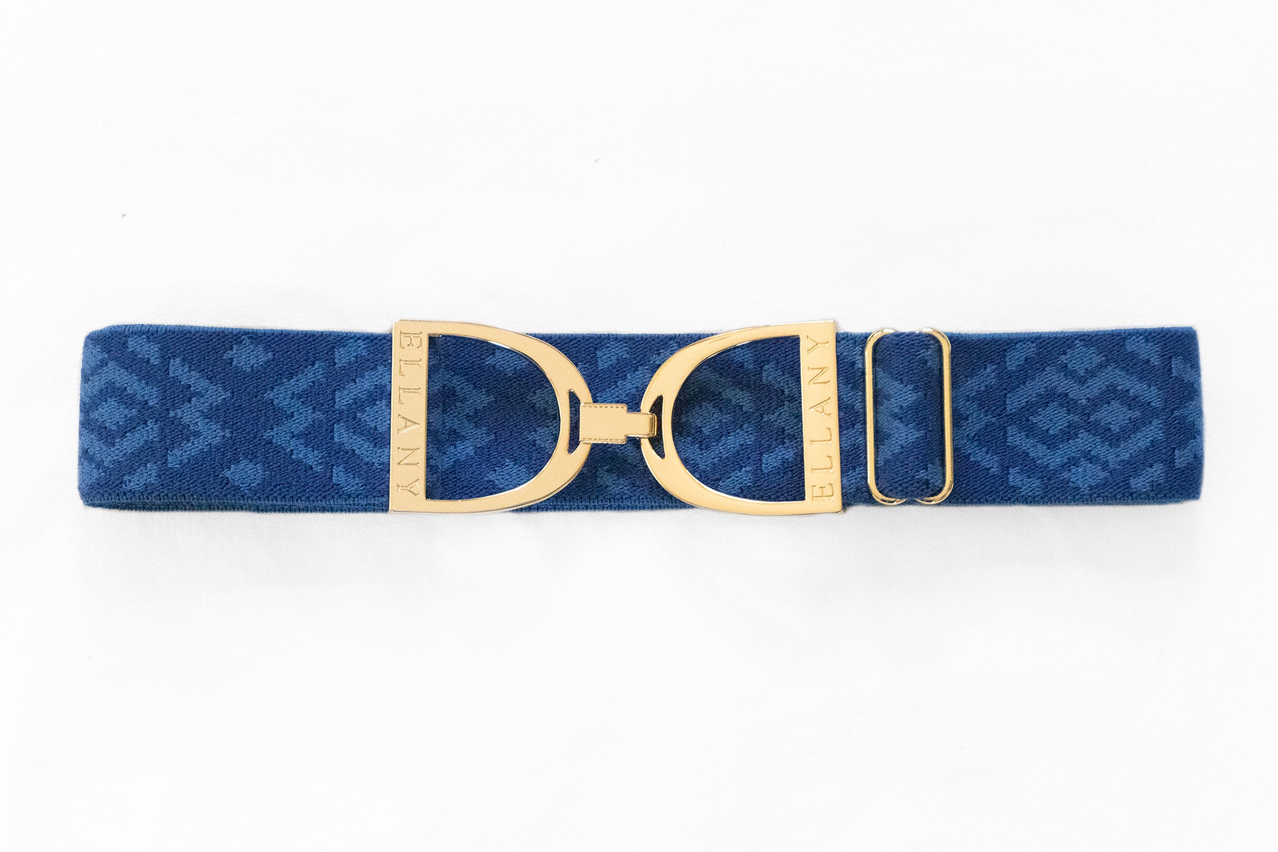 Ellany Royal Tribal - 1.5" Gold Stirrup Elastic Belt - Ellany Equestrian - Equiluxe Tack