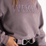 Ellany Whoa - Lavender Equestrian Sweatshirt - Ellany - Equiluxe Tack