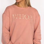 Ellany Whoa - Peach Equestrian Sweatshirt - Ellany - Equiluxe Tack