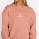 Ellany Whoa - Peach Equestrian Sweatshirt - Ellany - Equiluxe Tack