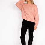 Ellany Whoa - Peach Equestrian Sweatshirt - Ellany - Equiluxe Tack
