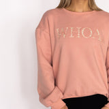 Ellany Whoa - Peach Equestrian Sweatshirt - Ellany - Equiluxe Tack
