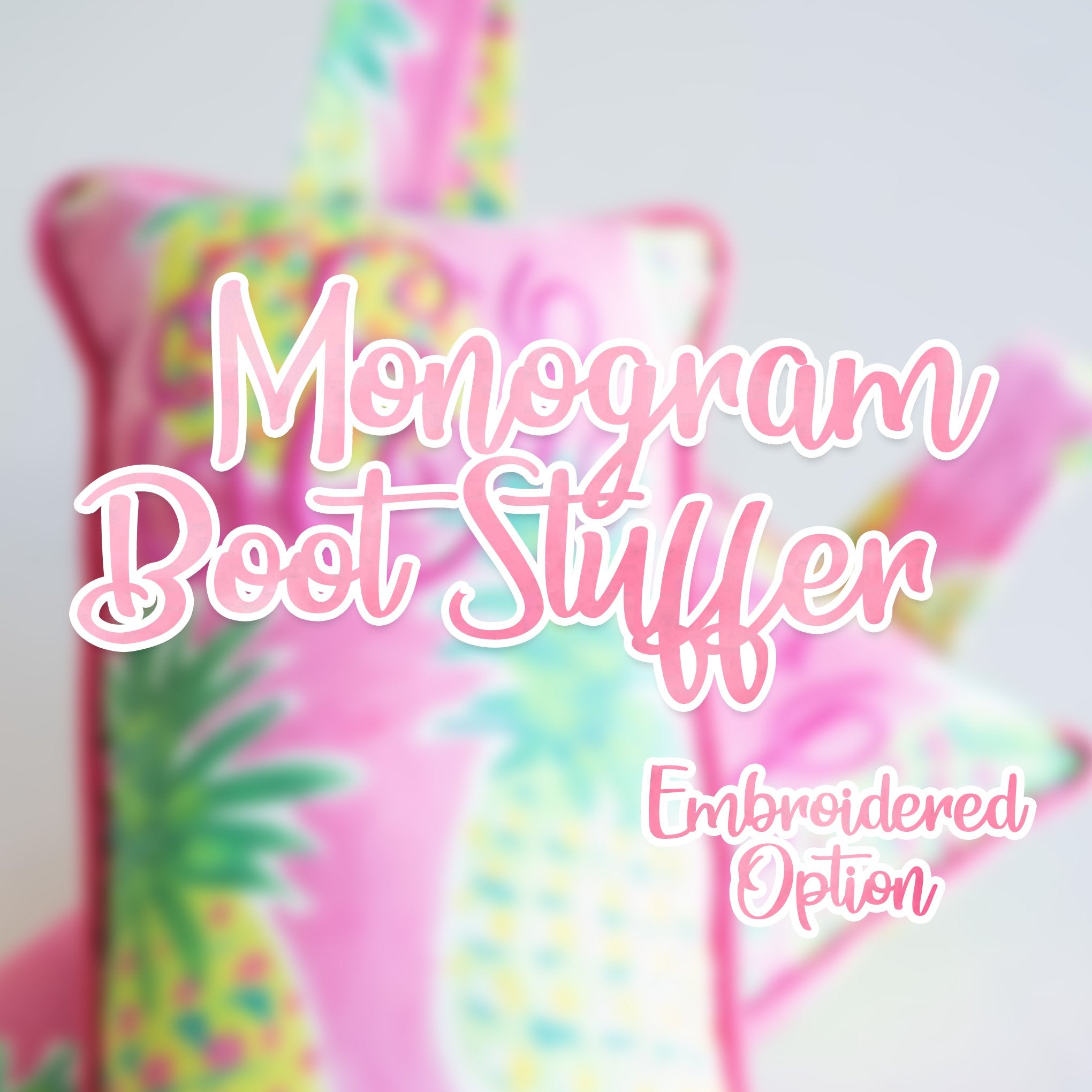 Embroidered Monogram - Boot Trees - The Posh Pony - Equiluxe Tack