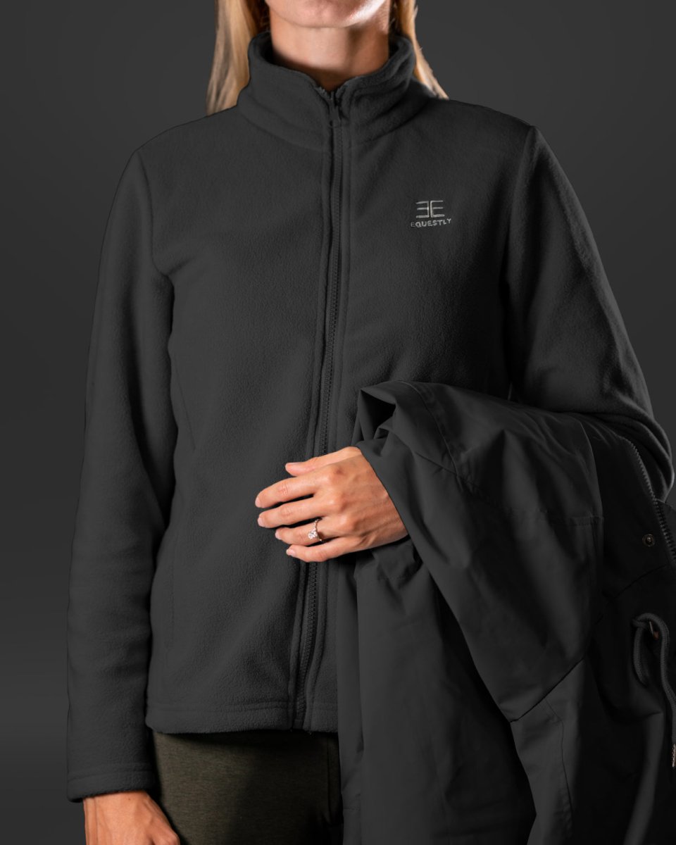 Equestly Lux 2 - in - 1 Jacket Black - Equestly - Equiluxe Tack