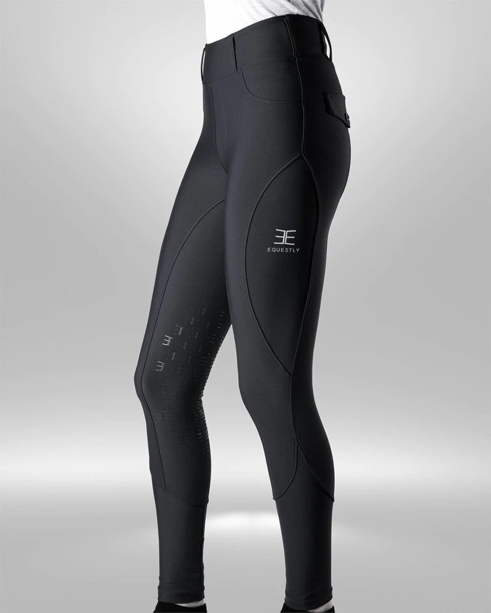 Equestly Lux GripTEQ Knee Patch Breeches - Equestly - Equiluxe Tack