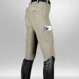 Equestly Lux GripTEQ Knee Patch Breeches - Equestly - Equiluxe Tack
