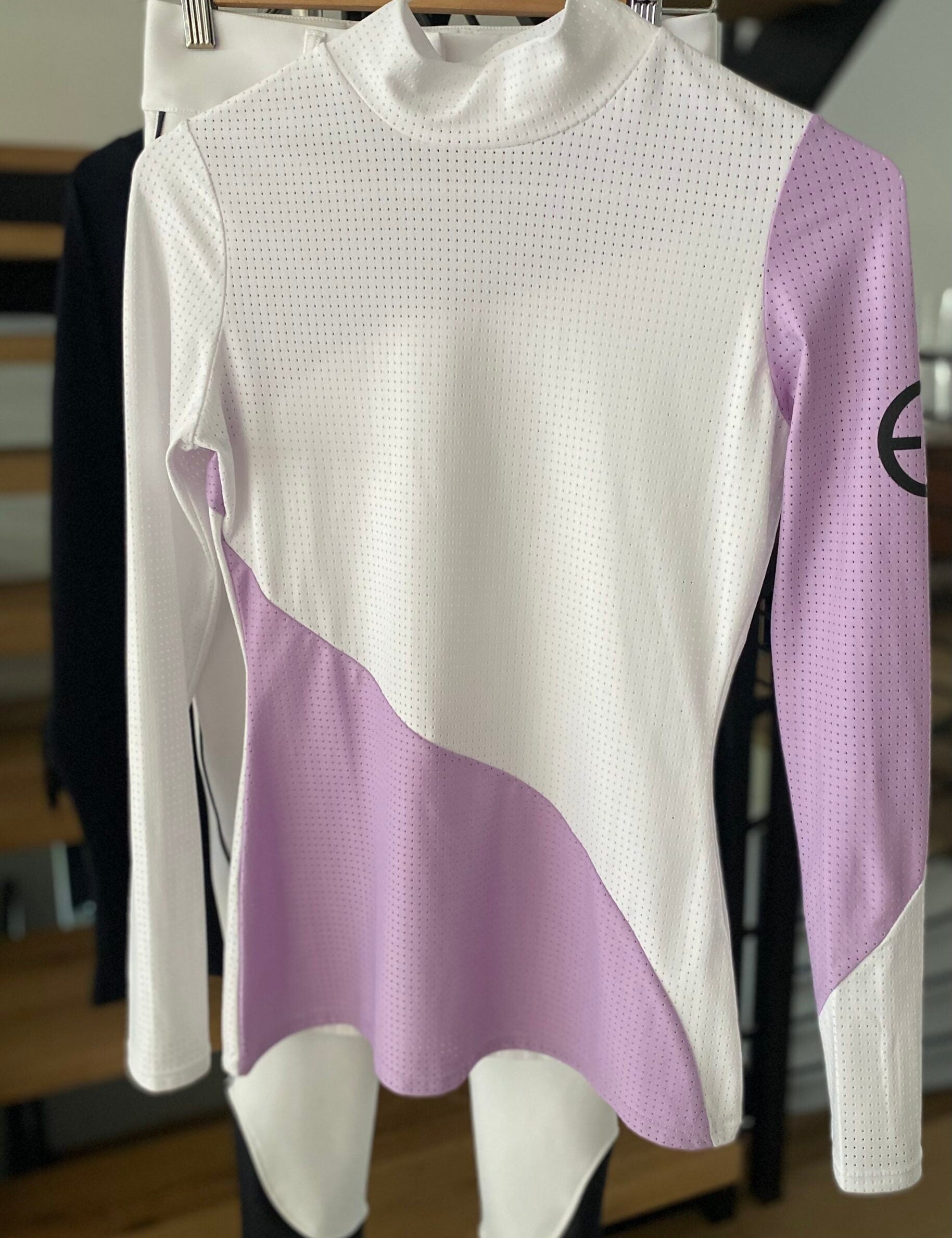 Equestrian Club BELLA Turtleneq - Lilac/White - Equestrian Club - Equiluxe Tack
