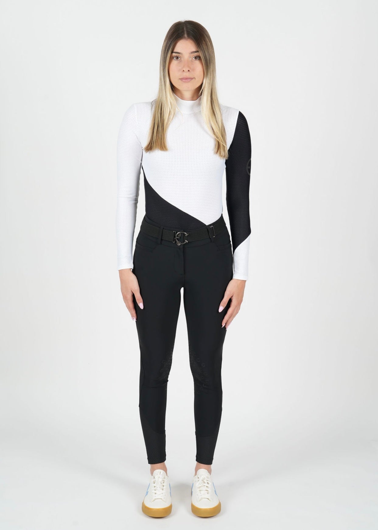 Equestrian Club BELLA Turtleneq Long Sleeve Riding Shirt - Equestrian Club - Equiluxe Tack