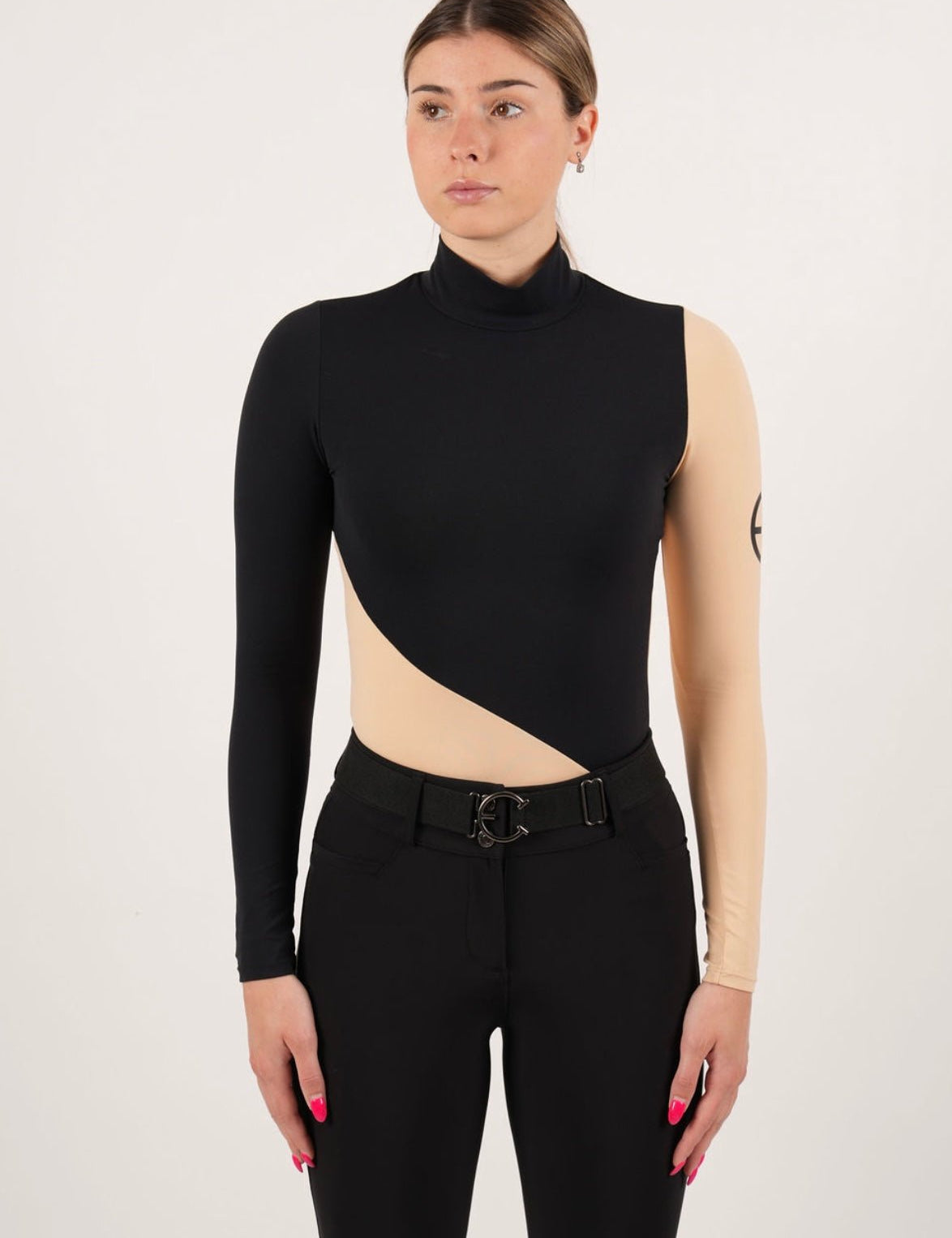 Equestrian Club BELLA Turtleneq Long Sleeve Riding Shirt - Equestrian Club - Equiluxe Tack