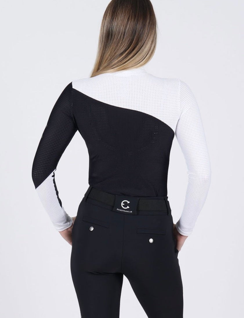 Equestrian Club BELLA Turtleneq Long Sleeve Riding Shirt - Equestrian Club - Equiluxe Tack