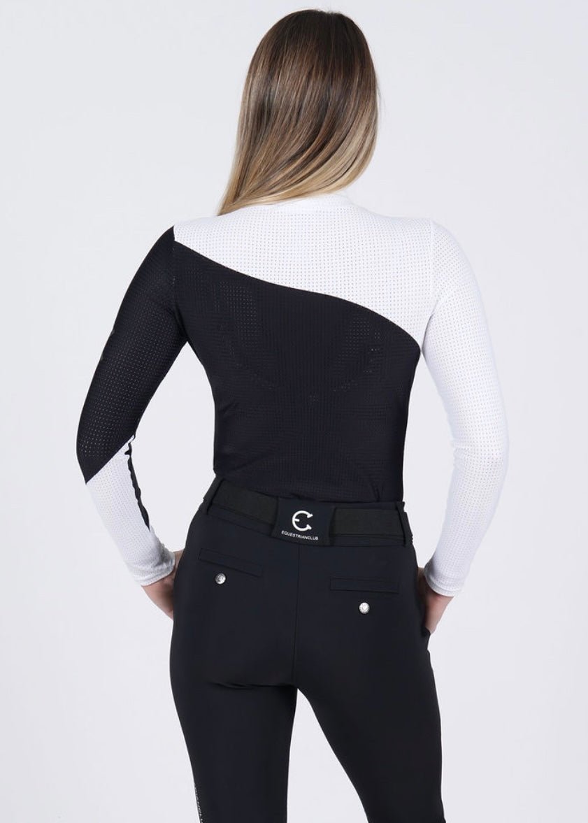 Equestrian Club BELLA Turtleneq Long Sleeve Riding Shirt - Equestrian Club - Equiluxe Tack