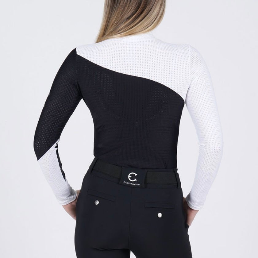 Equestrian Club BELLA Turtleneq Long Sleeve Riding Shirt - Equestrian Club - Equiluxe Tack