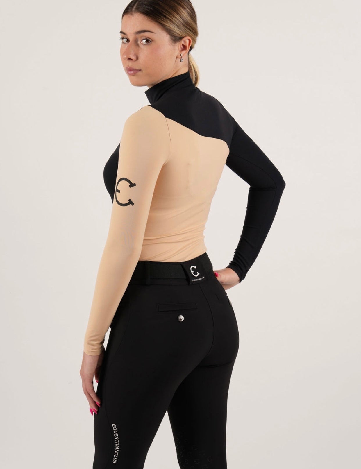 Equestrian Club BELLA Turtleneq Long Sleeve Riding Shirt - Equestrian Club - Equiluxe Tack