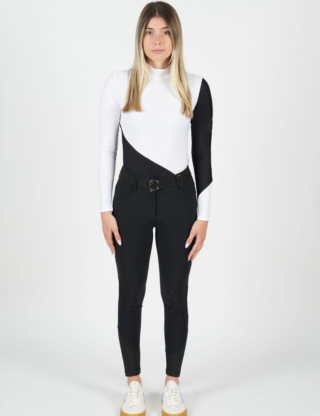 Equestrian Club BELLA Turtleneq Long Sleeve Riding Shirt - Equestrian Club - Equiluxe Tack