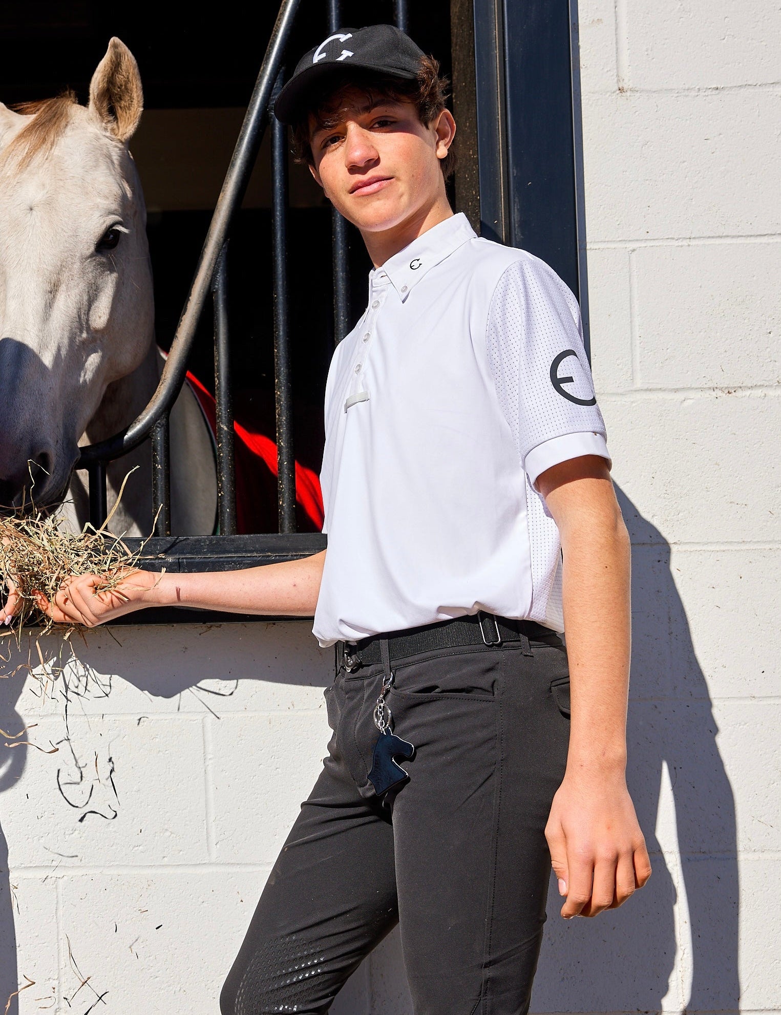 Equestrian Club KEN Men's Short Sleeve Riding Shirt - Equestrian Club - Equiluxe Tack