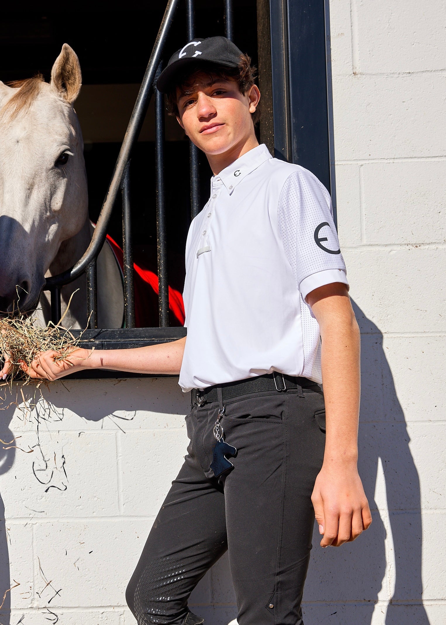 Equestrian Club KEN Men's Short Sleeve Riding Shirt - Equestrian Club - Equiluxe Tack