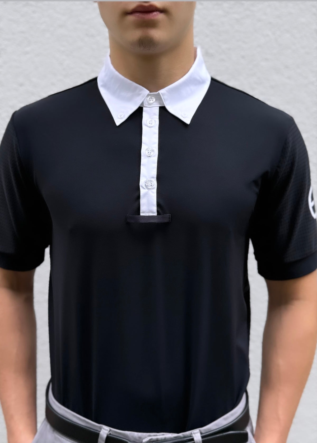 Men's Riding Shirts Equestrian Club KEN Men's Short Sleeve Riding Shirt | Equiluxe Tack