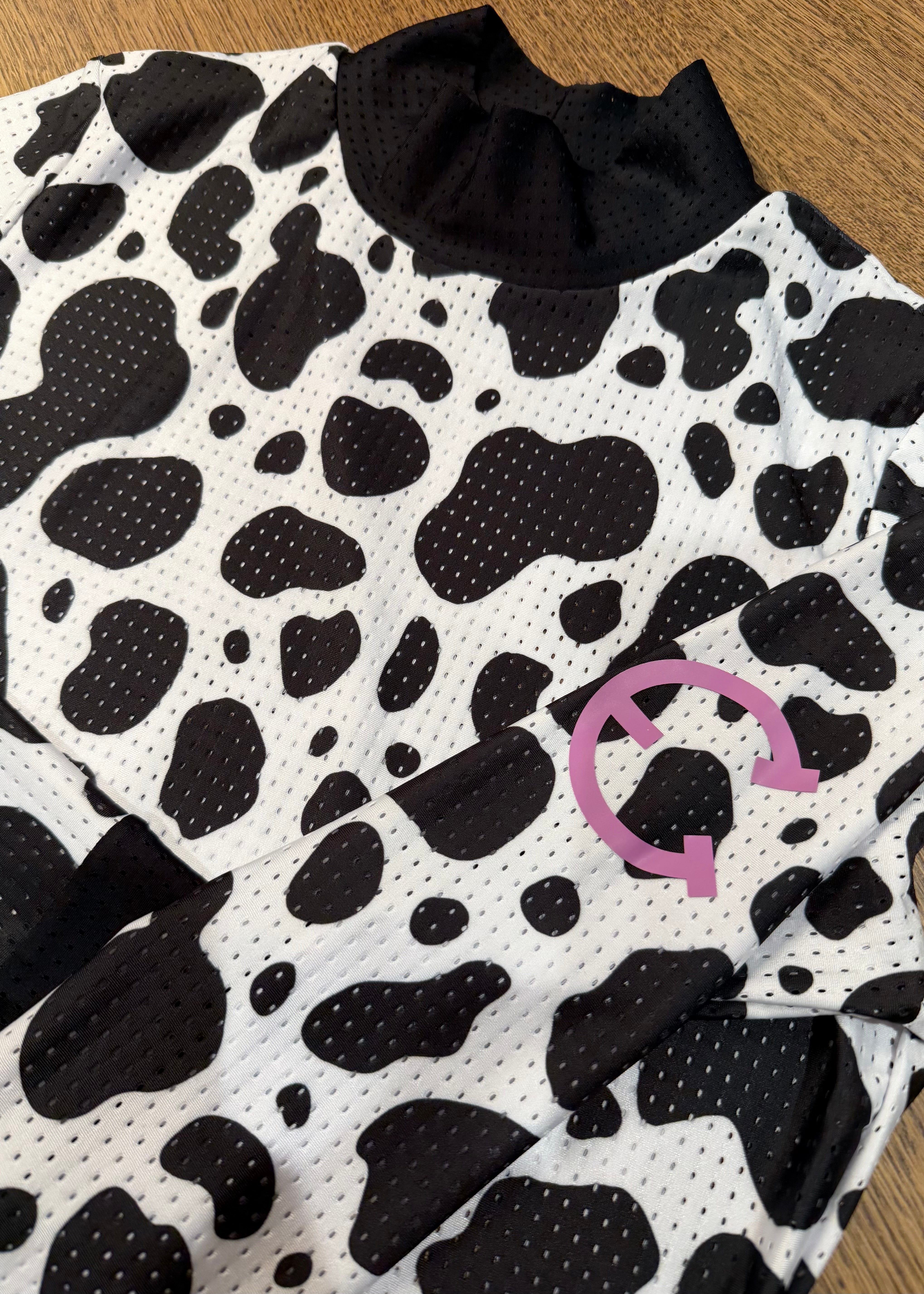 EQUESTRIAN CLUB KLARA Mockneq Cow Print Shirt - Equiluxe Tack