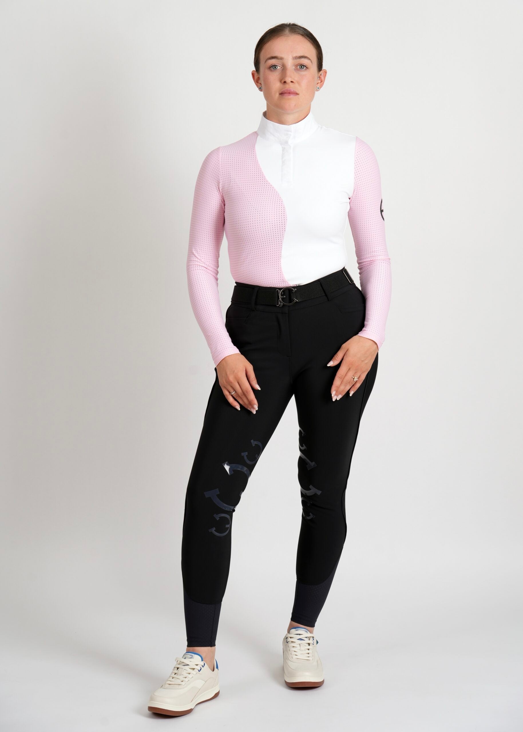 EQUESTRIAN CLUB LENNA Show Shirt Long Sleeve - Pink - Equestrian Club - Equiluxe Tack