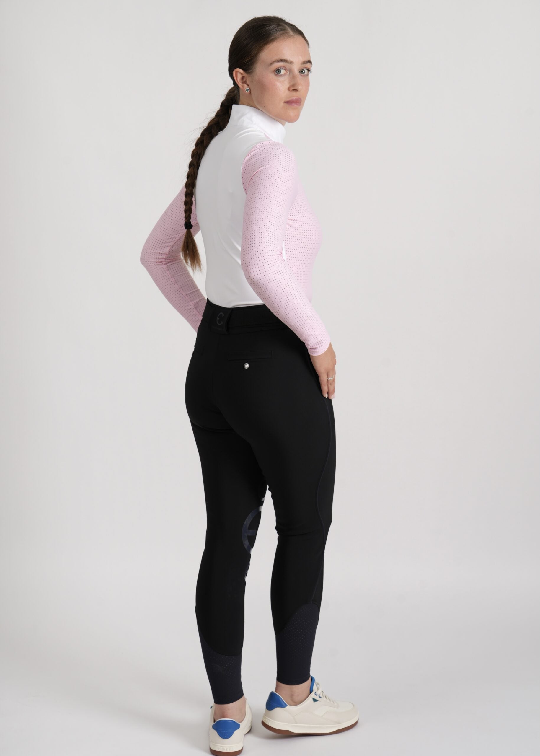 EQUESTRIAN CLUB LENNA Show Shirt Long Sleeve - Pink - Equestrian Club - Equiluxe Tack