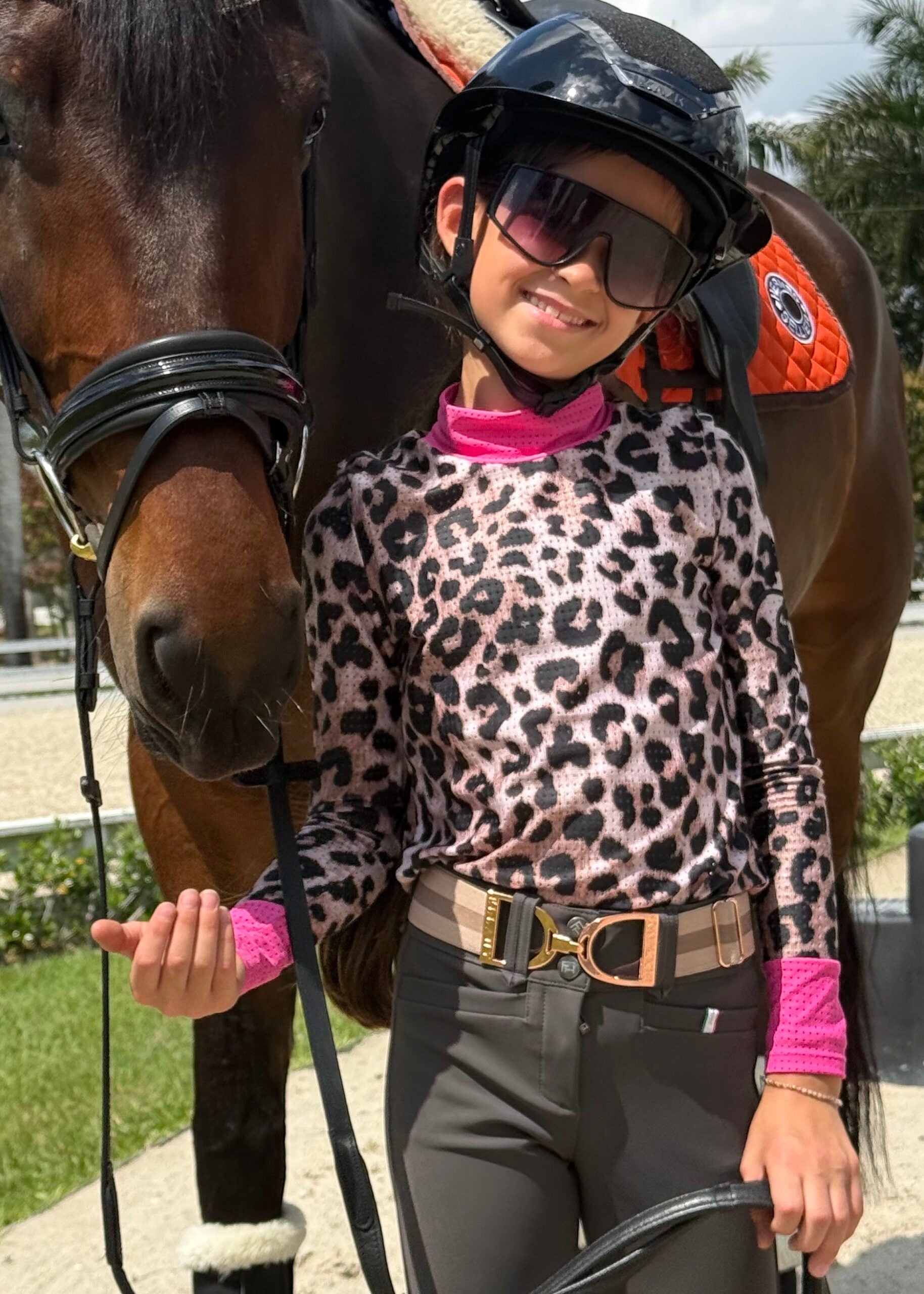 EQUESTRIAN CLUB LIL’ ZARA Mockneq Kid's Shirt - Equiluxe Tack