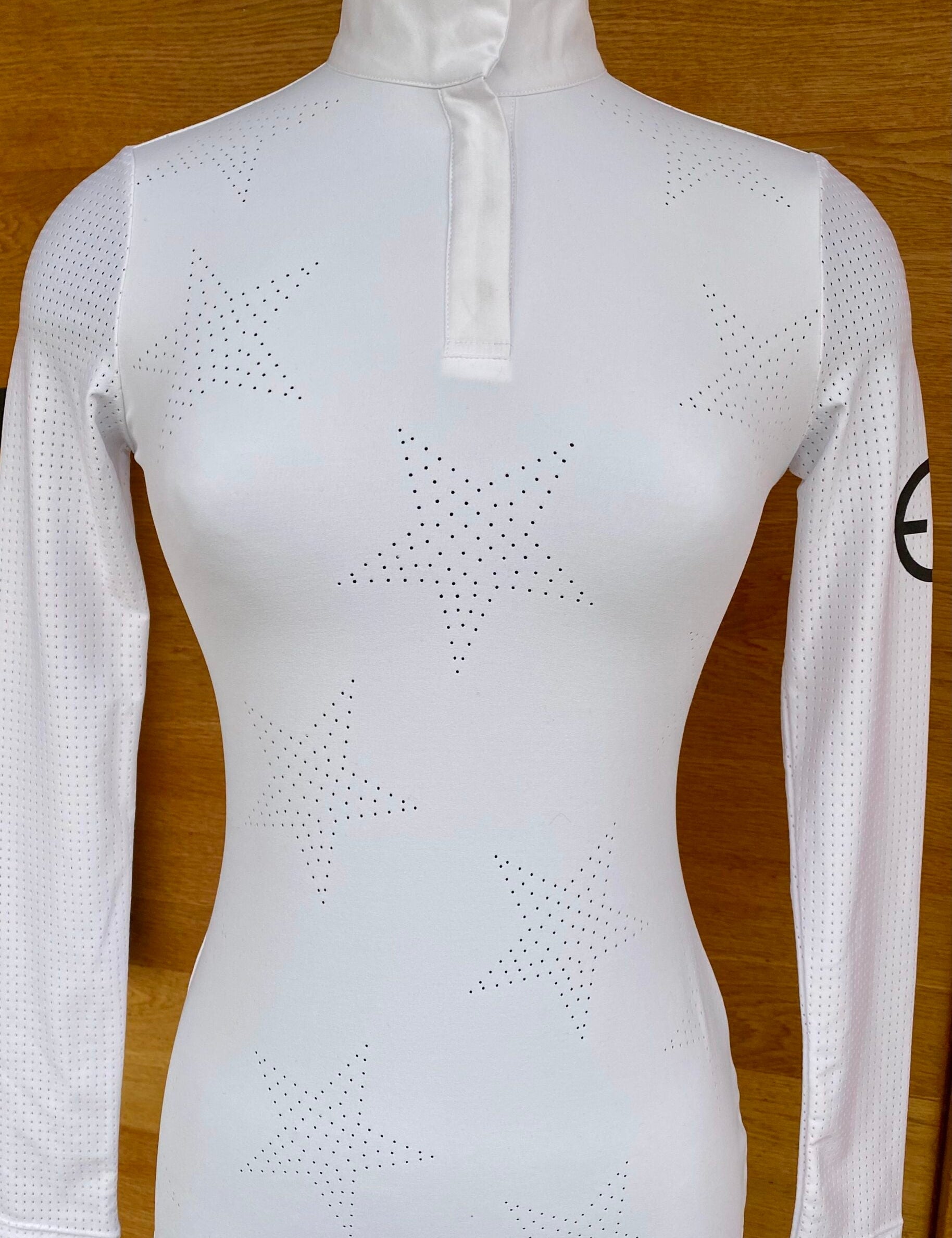 Equestrian Club Star Perforated Show Shirt - Equestrian Club - Equiluxe Tack
