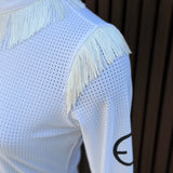EQUESTRIAN CLUB TESSA Show Shirt with Fringe - Equiluxe Tack
