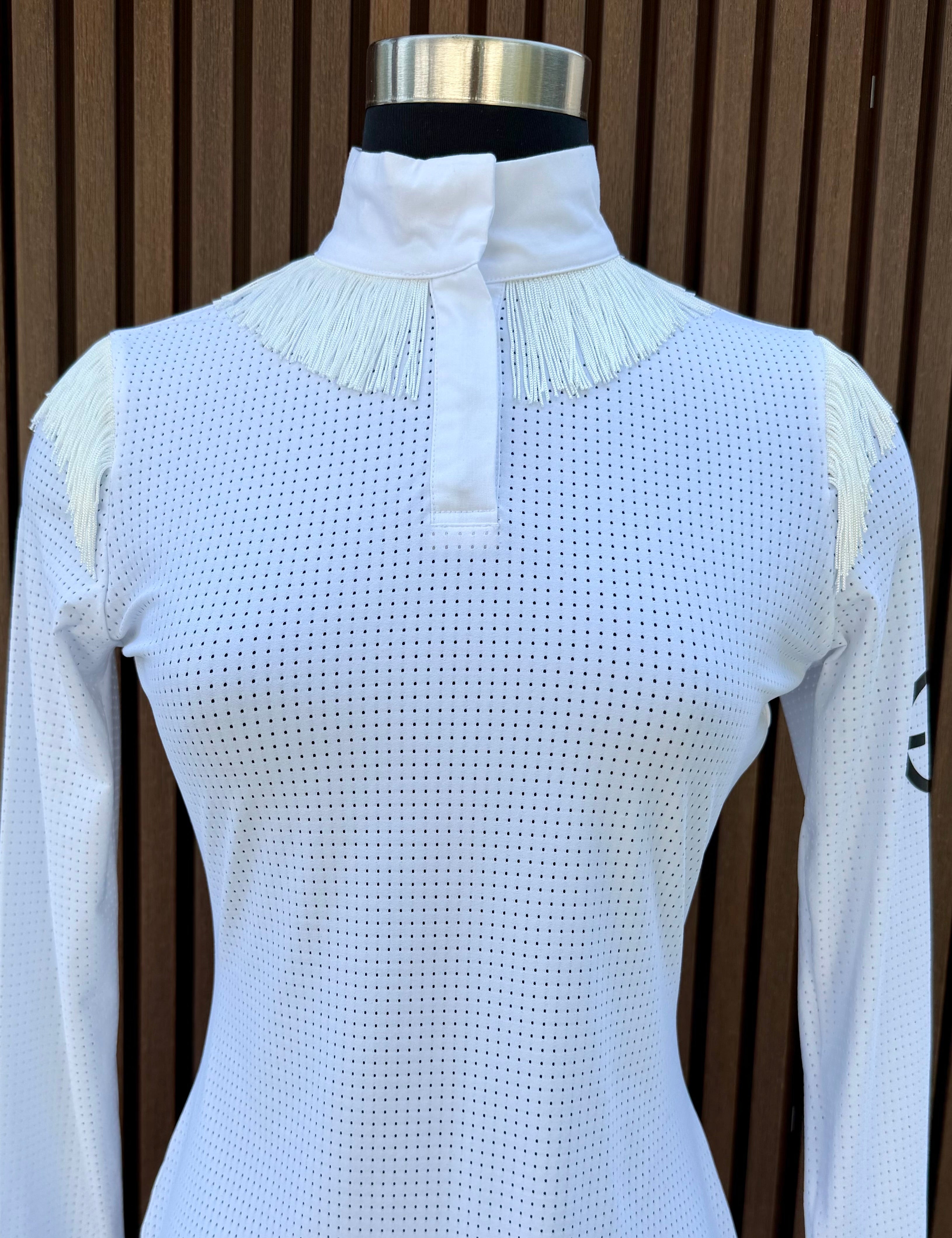 EQUESTRIAN CLUB TESSA Show Shirt with Fringe - Equiluxe Tack