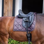 Equestrian Stockholm Dressage Saddle Pad Dark Violet - Equestrian Stockholm - Equiluxe Tack