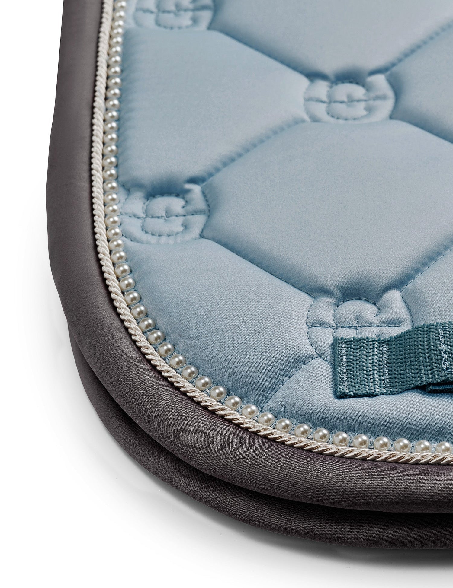 Equestrian Stockholm Dressage Saddle Pad - Ice Blue Pearl - Equestrian Stockholm - Equiluxe Tack