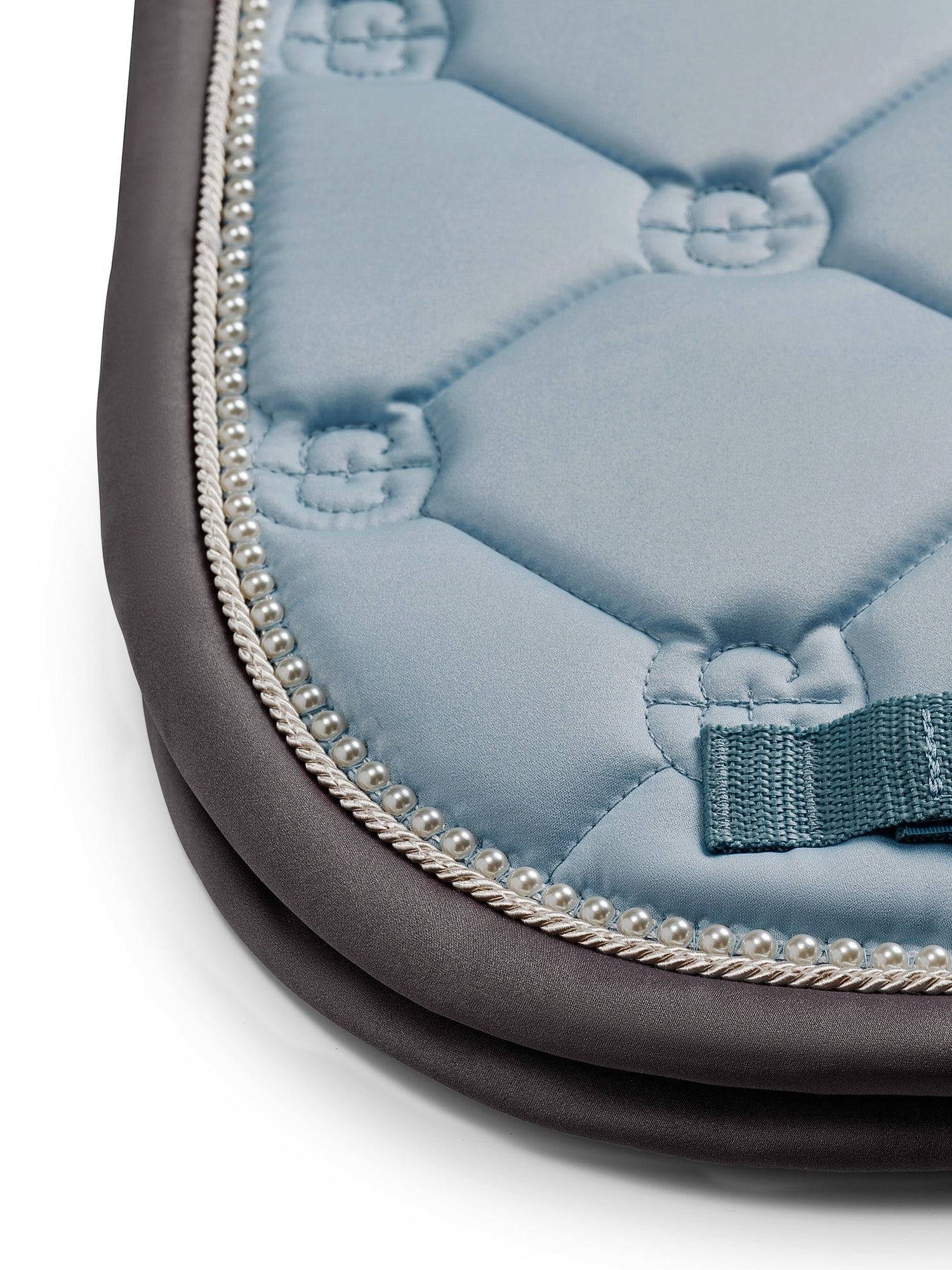 Equestrian Stockholm Dressage Saddle Pad - Ice Blue Pearl - Equestrian Stockholm - Equiluxe Tack