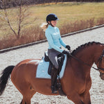 Equestrian Stockholm Dressage Saddle Pad - Ice Blue Pearl - Equestrian Stockholm - Equiluxe Tack