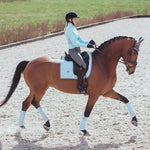 Equestrian Stockholm Dressage Saddle Pad - Ice Blue Pearl - Equestrian Stockholm - Equiluxe Tack