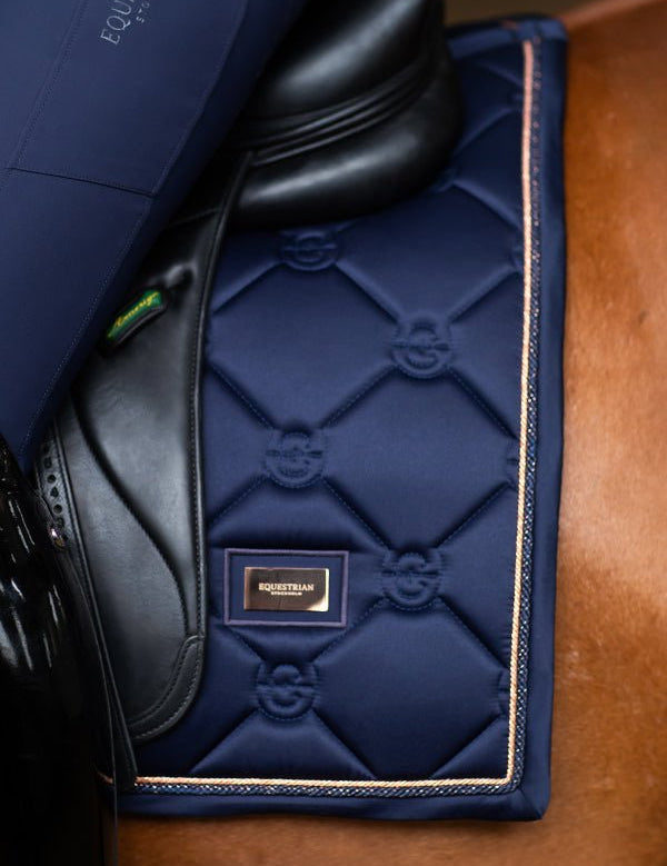 Equestrian Stockholm Dressage Saddle Pad Lagoon Blush - Equestrian Stockholm - Equiluxe Tack