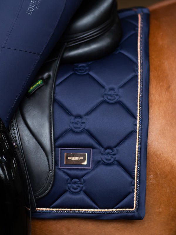 Equestrian Stockholm Dressage Saddle Pad Lagoon Blush - Equestrian Stockholm - Equiluxe Tack