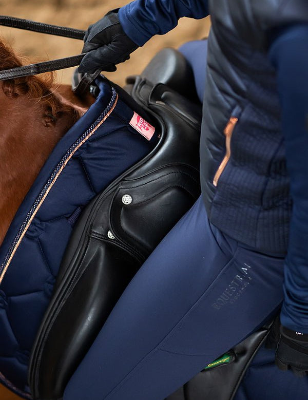 Equestrian Stockholm Dressage Saddle Pad Lagoon Blush - Equestrian Stockholm - Equiluxe Tack