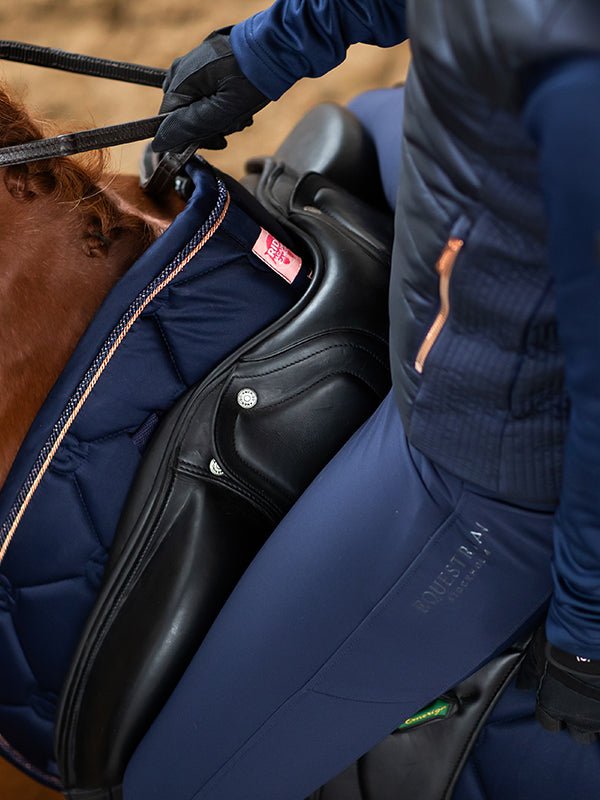Equestrian Stockholm Dressage Saddle Pad Lagoon Blush - Equestrian Stockholm - Equiluxe Tack