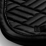 Equestrian Stockholm Dressage Saddle Pad Modern Black - Equestrian Stockholm - Equiluxe Tack