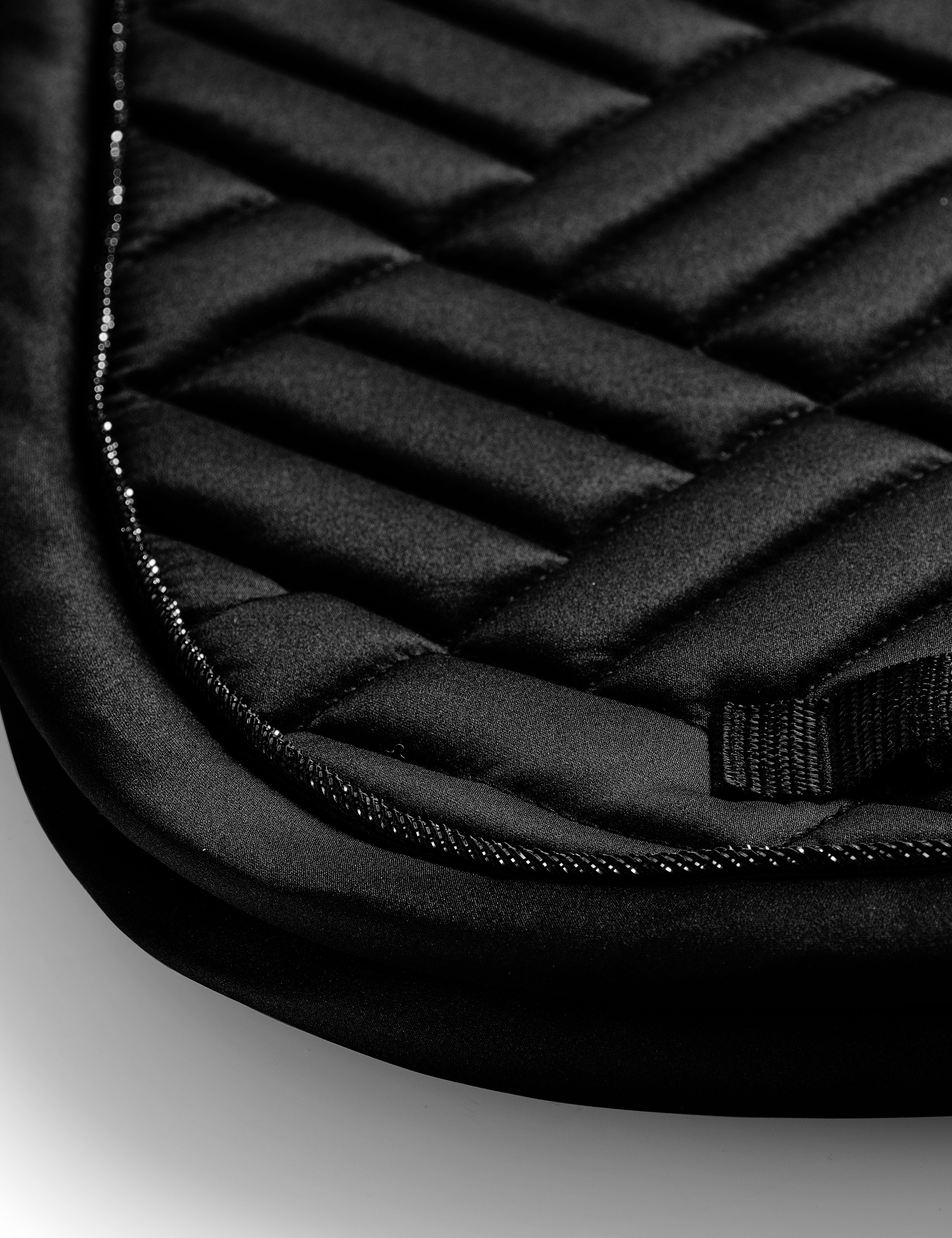 Equestrian Stockholm Dressage Saddle Pad Modern Black - Equestrian Stockholm - Equiluxe Tack